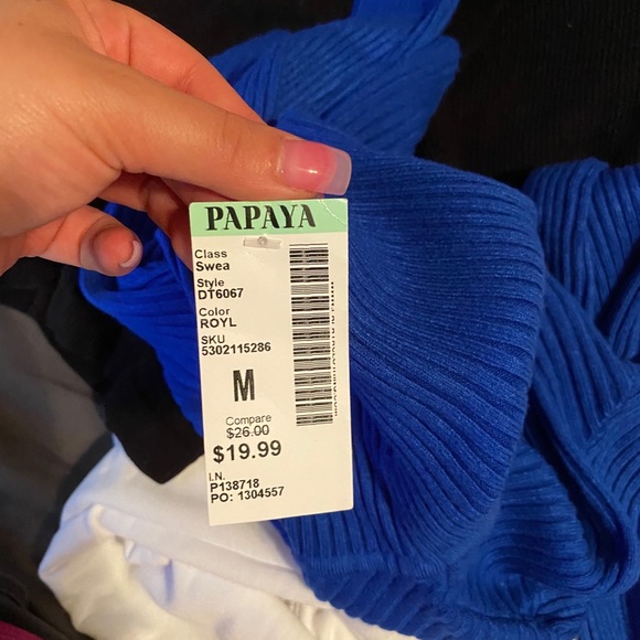 Royal blue turtle neck - Picture 3 of 3